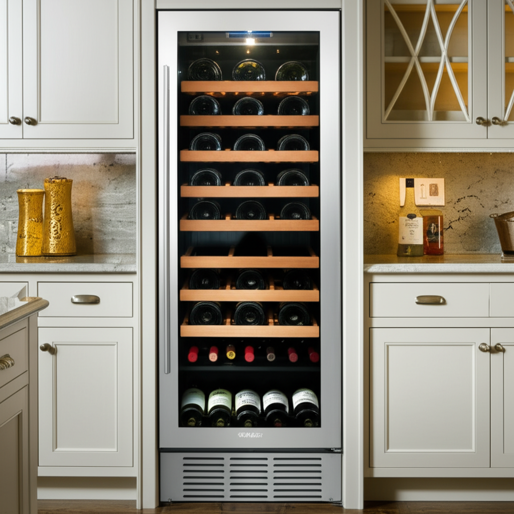 Wine cooler storage